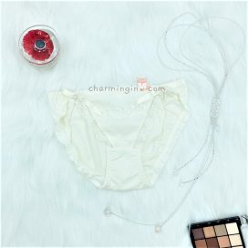 Combo 5 cái quần lót thun viền ren nơ dễ thương size M (có lẻ size) - QLTT0014