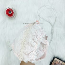 Quần lót thun bốn chiều bèo ren dễ thương 2 phong cách size M, L - QLTT0017