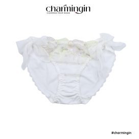 Quần lót thun 4 chiều buộc voan hông thời trang dễ thương size L - QLTT0026