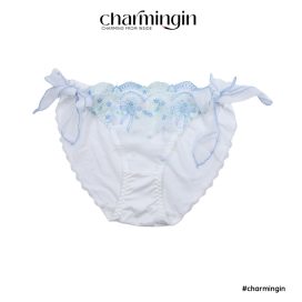 Quần lót thun 4 chiều buộc voan hông thời trang dễ thương size L - QLTT0026