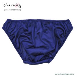 Quần lót dệt kim ren nơ họa tiết sang trọng size L - QLDK0011