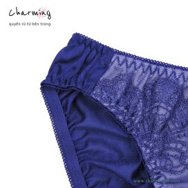 Quần lót dệt kim ren nơ họa tiết sang trọng size L - QLDK0011
