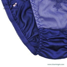 Quần lót dệt kim ren nơ họa tiết sang trọng size L - QLDK0011