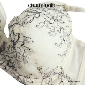 [SIZE LỚN] Áo lót ren hoa cao cấp không mút size C80 - AL0003