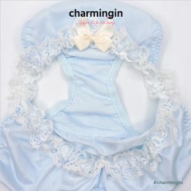 Quần lót dệt kim ren lưng nhún co giãn size M - QLDK0018