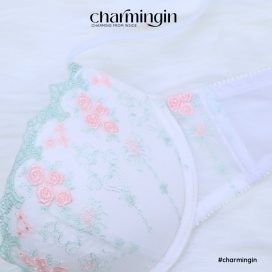 Áo lót cao cấp ren thêu hoa phong cách Nhật Bản size A65, A70, A75, B75, C75 - AL0005
