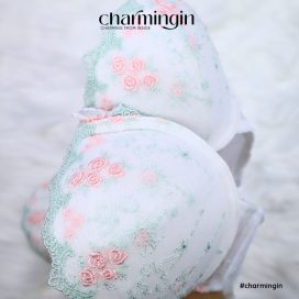 Áo lót cao cấp ren thêu hoa phong cách Nhật Bản size A65, A70, A75, B75, C75 - AL0005