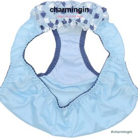 Quần lót dệt kim họa tiết lá bài lưng bèo co giãn size M, L - QLDK0023