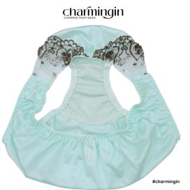 [FORM NHỎ] Quần lót dệt kim ren nơ kiểu công chúa size S, M, L, LL - QLDK0028