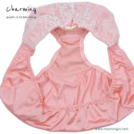 [CÓ SIZE LỚN] Quần lót dệt kim ren trước mềm mịn size M, LL, 3L, 4L, 5L - QLDK0030