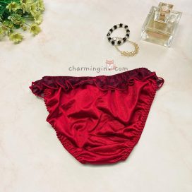 Quần lót dệt kim ren lưới size M - QLDK0031