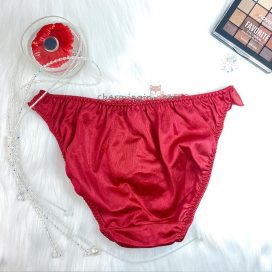 Quần lót dệt kim nơ hoa tuyết lưng co giãn size M - QLDK0035