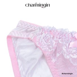 Quần lót dệt kim mềm mịn ren nơ trước - QLDK0041
