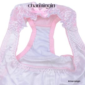 Quần lót dệt kim mềm mịn ren nơ trước - QLDK0041