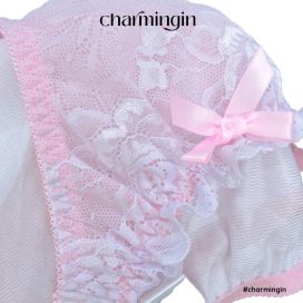 Quần lót dệt kim mềm mịn ren nơ trước - QLDK0041