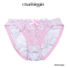 Quần lót dệt kim mềm mịn ren nơ trước - QLDK0041