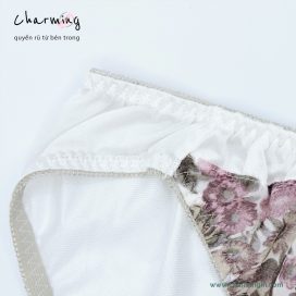 Quần lót dệt kim họa tiết hoa sang trọng size 3L, 4L - QLDK0044
