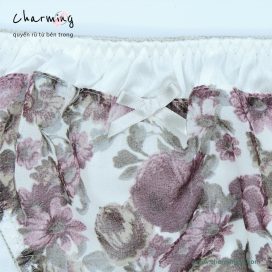 Quần lót dệt kim họa tiết hoa sang trọng size 3L, 4L - QLDK0044