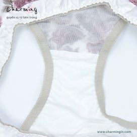 Quần lót dệt kim họa tiết hoa sang trọng size 3L, 4L - QLDK0044