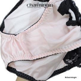 Quần lót dệt kim ren nơ lưng co giãn size M, L - QLDK0050