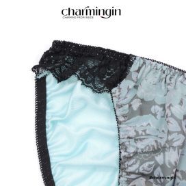 Quần lót dệt kim họa tiết hoa lưng co giãn sang trọng size M, L - QLDK0055