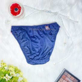 Quần lót dệt kim lưng bèo họa tiết hoa size M, L - QLDK0057