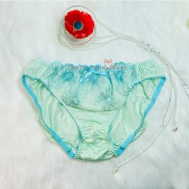 Quần lót dệt kim ren nơ thời trang size M, L - QLDK0076