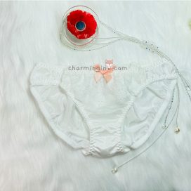 Quần lót dệt kim mềm mịn thêu ren tinh tế size M, LL, 3L - QLDK0081