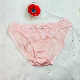Quần lót dệt kim mềm mịn thêu ren tinh tế size M, LL, 3L - QLDK0081