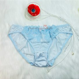Quần lót dệt kim mềm mịn thêu ren tinh tế size M, LL, 3L - QLDK0081