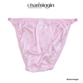 Quần lót dệt kim dây hông phối voan hoa dễ thương size M - QLDK0084