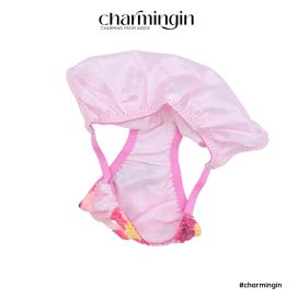 Quần lót dệt kim dây hông phối voan hoa dễ thương size M - QLDK0084
