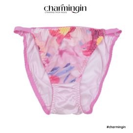 Quần lót dệt kim dây hông phối voan hoa dễ thương size M - QLDK0084