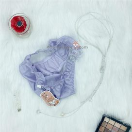 Quần lót dệt kim ren hoa tinh tế size M, L - QLDK0085