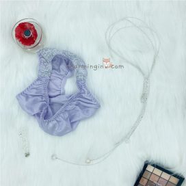 Quần lót dệt kim ren hoa tinh tế size M, L - QLDK0085