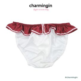 Quần lót dệt kim dây lưng nhún co giãn kiểu dáng nữ sinh Nhật size M, LL, 3L - QLDK0086