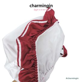 Quần lót dệt kim dây lưng nhún co giãn kiểu dáng nữ sinh Nhật size M, LL, 3L - QLDK0086