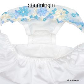 Quần lót dệt kim mềm mịn thêu ren hoa tinh tế size M, L - QLDK0088
