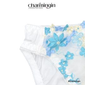 Quần lót dệt kim mềm mịn thêu ren hoa tinh tế size M, L - QLDK0088