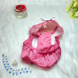 Quần lót dệt kim mềm mịn thêu ren tinh tế không hằn mông size M, L - QLDK0089