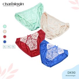 [ĐỦ SIZE] Quần lót dệt kim siêu mịn ren thời trang size M, L, LL, 3L, 4L, 5L - QLDK0090