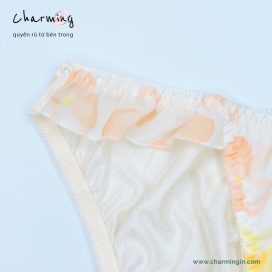 [SIZE LỚN] Quần lót dệt kim phối voan thời trang dây lưng co giãn size 5L, 6L, 7L - QLDK0092