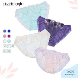 Quần lót dệt kim mềm mịn viền ren tinh tế không hằn mông size M, L - QLDK0093