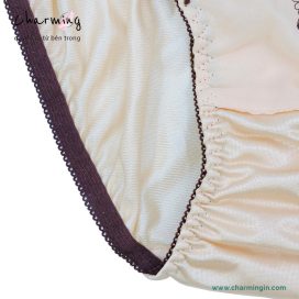 Quần lót dệt kim ren hoa thời trang size M - QLDK0096