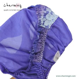 Quần lót dệt kim mềm mịn phối ren thời trang dây lưng co giãn  size M, L - QLDK0097