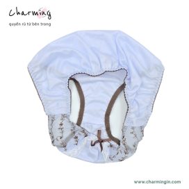 Quần lót dệt kim siêu mềm mịn phối ren thời trang size M, L, LL, 3L - QLDK0098