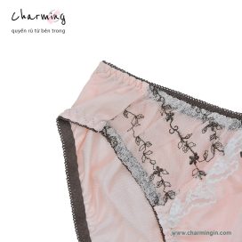 Quần lót dệt kim siêu mềm mịn phối ren thời trang size M, L, LL, 3L - QLDK0098