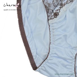 Quần lót dệt kim siêu mềm mịn phối ren thời trang size M, L, LL, 3L - QLDK0098