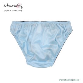 Quần lót dệt kim mềm mịn phối ren thời trang size M - QLDK0099