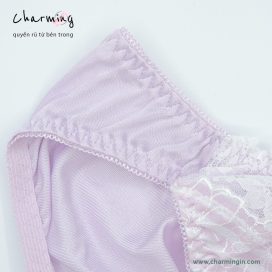 Quần lót dệt kim voan ren dễ thương size lớn 5L, 6L - QLDK0103